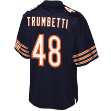 Load image into Gallery viewer, Youth Chicago Bears Andrew Trumbetti NFL Pro Line Navy Player Jersey
