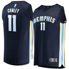 Load image into Gallery viewer, Mike Conley Memphis Grizzlies Branded Youth Fast Break Jersey Navy - Icon Edition 2018/2019