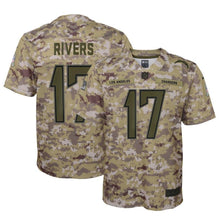 Load image into Gallery viewer, Philip Rivers Los Angeles Chargers Salute to Service Game Jersey - Camo