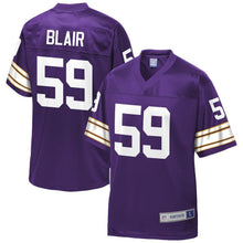 Load image into Gallery viewer, Matt Blair Minnesota Vikings Pro Line Retired Player Jersey - Purple 2018/2019