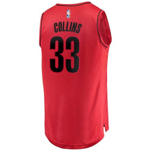 Load image into Gallery viewer, Zach Collins Portland Trail Blazers Branded Fast Break Player Jersey - Statement Edition - Red