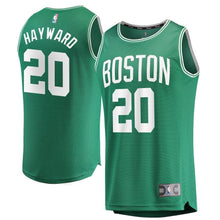 Load image into Gallery viewer, Gordon Hayward Boston Celtics Branded Youth Fast Break Jersey Green - Icon Edition 2018/2019