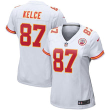 Load image into Gallery viewer, Travis Kelce Kansas City Chiefs Women's Player Game Jersey - White