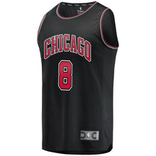 Load image into Gallery viewer, Zach LaVine Chicago Bulls Branded Fast Break Jersey Black - Statement Edition