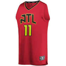 Load image into Gallery viewer, Trae Young Atlanta Hawks Branded Youth Fast Break Jersey - Statement Edition – Red 2018 2019