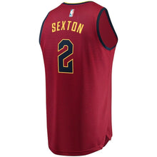 Load image into Gallery viewer, Collin Sexton Cleveland Cavaliers Branded Youth Fast Break Jersey Wine - Icon Edition 2018/2019