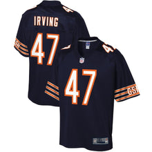 Load image into Gallery viewer, Youth Chicago Bears Isaiah Irving NFL Pro Line Navy Player Jersey