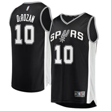 Load image into Gallery viewer, DeMar DeRozan San Antonio Spurs Branded Youth Fast Break Jersey Black - Icon Edition 2018/2019