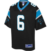 Load image into Gallery viewer, Youth Carolina Panthers Taylor Heinicke NFL Pro Line Black Player Jersey