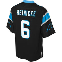 Load image into Gallery viewer, Youth Carolina Panthers Taylor Heinicke NFL Pro Line Black Player Jersey