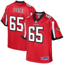 Load image into Gallery viewer, Youth Atlanta Falcons Brandon Fusco NFL Pro Line Red Player Jersey