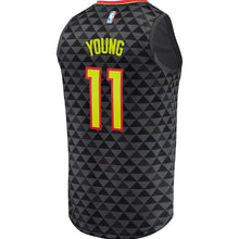 Load image into Gallery viewer, Trae Young Atlanta Hawks Branded 2018 NBA Draft First Round Pick Fast Break Jersey Black – Icon Edition