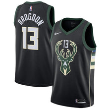 Load image into Gallery viewer, Malcolm Brogdon Milwaukee Bucks Swingman Jersey - Statement Edition – Black