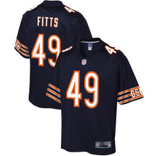 Load image into Gallery viewer, Youth Chicago Bears Kylie Fitts NFL Pro Line Navy Player Jersey