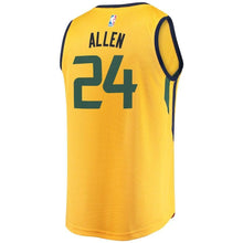 Load image into Gallery viewer, Grayson Allen Utah Jazz Branded Fast Break Player Jersey - Statement Edition - Gold