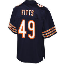Load image into Gallery viewer, Youth Chicago Bears Kylie Fitts NFL Pro Line Navy Player Jersey