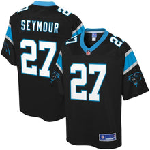 Load image into Gallery viewer, Youth Carolina Panthers Kevon Seymour NFL Pro Line Black Home Player Jersey