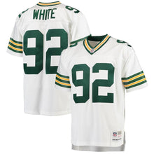 Load image into Gallery viewer, Reggie White Green Bay Packers Mitchell &amp; Ness 1996 Replica Retired Player Jersey - White
