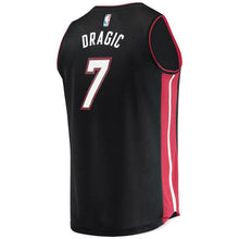 Load image into Gallery viewer, Goran Dragic Miami Heat Branded Youth Fast Break Jersey Black - Icon Edition 2018/2019