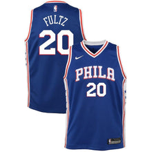 Load image into Gallery viewer, Markelle Fultz Philadelphia 76ers Youth Jersey Blue - Icon Edition 2018/2019