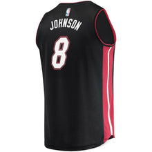 Load image into Gallery viewer, Tyler Johnson Miami Heat Branded Fast Break Player Jersey - Icon Edition – Black