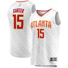 Load image into Gallery viewer, Vince Carter Atlanta Hawks Branded Fast Break Jersey – Association Edition – White