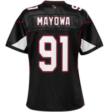 Load image into Gallery viewer, Benson Mayowa Arizona Cardinals Pro Line Women's Player Jersey – Black 2018/2019
