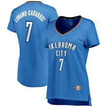 Load image into Gallery viewer, Timothe Luwawu-Cabarrot Oklahoma City Thunder Branded Women's Fast Break Jersey Blue - Icon Edition