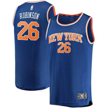 Load image into Gallery viewer, Mitchell Robinson New York Knicks Branded Fast Break Jersey - Icon Edition - Blue