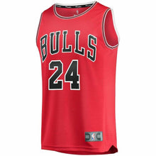 Load image into Gallery viewer, Lauri Markkanen Chicago Bulls Branded Youth Fast Break Jersey Red - Icon Edition 2018/2019