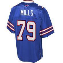 Load image into Gallery viewer, Youth Buffalo Bills Jordan Mills NFL Pro Line Royal Player Jersey