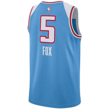 Load image into Gallery viewer, De'Aaron Fox Sacramento Kings Youth Jersey – City Edition – Blue 2018/2019