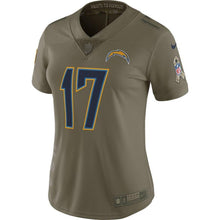 Load image into Gallery viewer, Philip Rivers Los Angeles Chargers Women's Salute to Service Limited Jersey - Olive