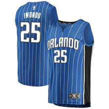 Load image into Gallery viewer, Wesley Iwundu Orlando Magic Branded Fast Break Player Jersey - Icon Edition – Blue