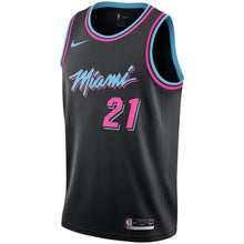 Load image into Gallery viewer, Hassan Whiteside Miami Heat Youth Jersey – City Edition – Black 2018/2019