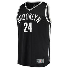 Load image into Gallery viewer, Rondae Hollis-Jefferson Brooklyn Nets Branded Fast Break Jersey - Icon Edition - Black