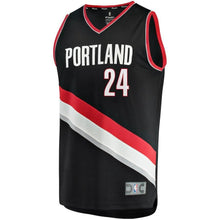 Load image into Gallery viewer, Anfernee Simons Portland Trail Blazers Branded Fast Break Jersey - Icon Edition - Black