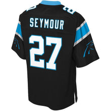 Load image into Gallery viewer, Youth Carolina Panthers Kevon Seymour NFL Pro Line Black Home Player Jersey