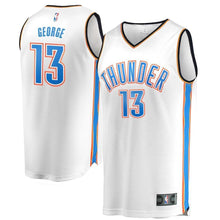Load image into Gallery viewer, Paul George Oklahoma City Thunder Branded Youth Fast Break Jersey - Association Edition – White 2018/2019