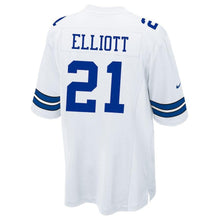 Load image into Gallery viewer, Ezekiel Elliott Dallas Cowboys Game Jersey - White 2018/2019