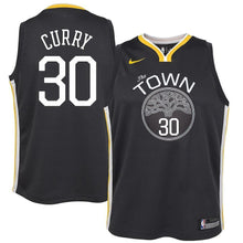 Load image into Gallery viewer, Stephen Curry Golden State Warriors Youth Jersey Black - Statement Edition 2018/2019