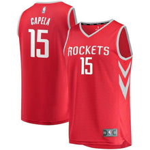 Load image into Gallery viewer, Clint Capela Houston Rockets Branded Youth Fast Break Player Jersey - Icon Edition - Red 2018/2019