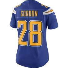 Load image into Gallery viewer, Melvin Gordon III Los Angeles Chargers Women's Vapor Untouchable Color Rush Limited Player Jersey - Royal