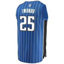 Load image into Gallery viewer, Wesley Iwundu Orlando Magic Branded Fast Break Player Jersey - Icon Edition – Blue
