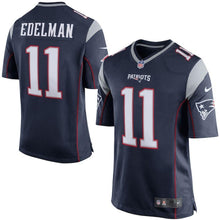 Load image into Gallery viewer, ulian Edelman New England Patriots Game Jersey - Navy Blue 2018/2019