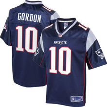 Load image into Gallery viewer, Josh Gordon New England Patriots Pro Line Player Jersey – Navy 2018/2019