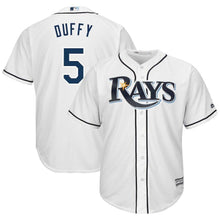 Load image into Gallery viewer, Matt Duffy Tampa Bay Rays Baseball Player Jersey