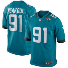 Load image into Gallery viewer, Yannick Ngakoue Jacksonville Jaguars Game Jersey  Teal