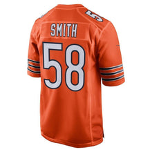 Load image into Gallery viewer, Roquan Smith Chicago Bears Game Jersey – Orange 2018/2019