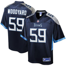 Load image into Gallery viewer, Wesley Woodyard Tennessee Titans Pro Line Team Player Jersey – Navy 2018/2019